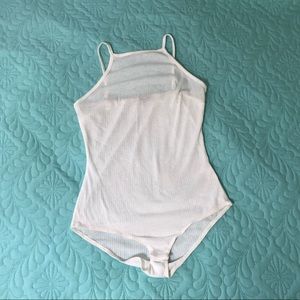 NWOT Charlotte Russe White Tank Bodysuit
